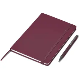 Hibiscus Notebook & Pen Set Maroon